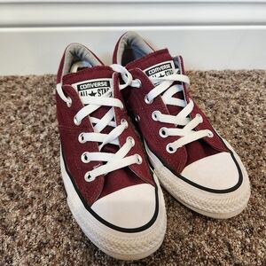 Converse Burgundy Sneakers - Size 5